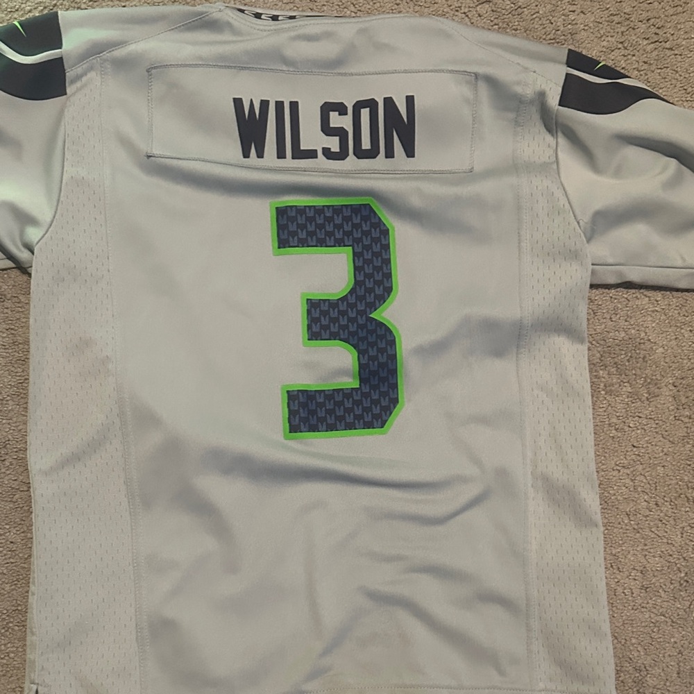 Russel wilson seahawks jersey size large
